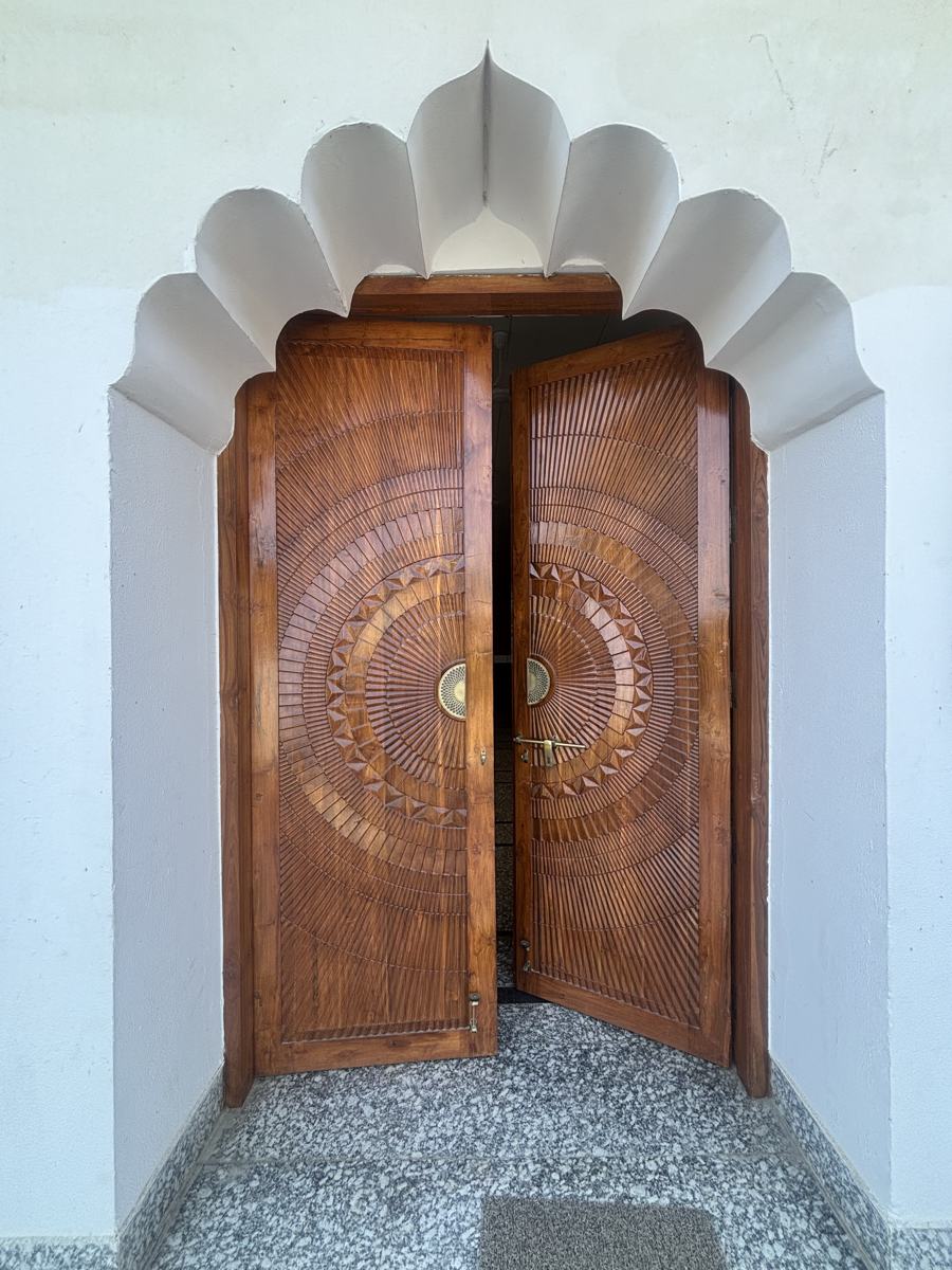 Carved doorway