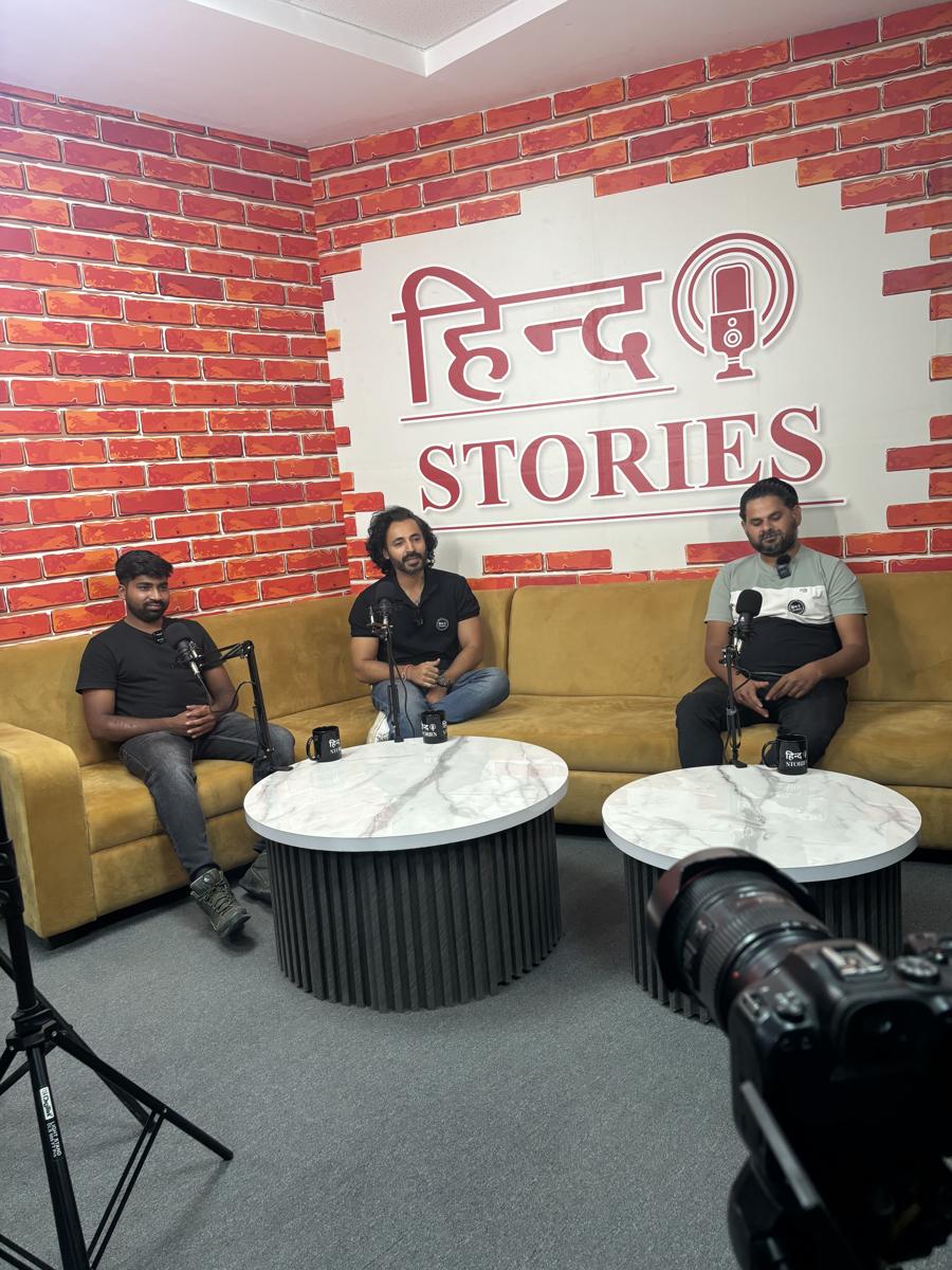 Podcast shoot
